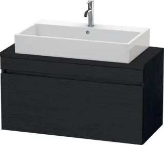 Duravit DuraStyle Konsolenwaschtischunterbau wandhängend Eiche Schwarz Matt 1000x478x512 mm - DS5304 DS530401616