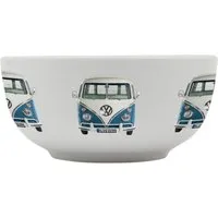 Geda Labels GmbH Müslischale VW Classic blau 500ml, Porzellan, (1-tlg), Weiß, 500ml, spülmaschinengeeignet