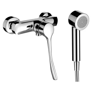 LAUFEN Brausearmatur Citypro Liberty , Kunststoffschlauch 1600 mm Handbrause, chrom HF500952100694