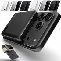 GreenHec Powerbank MagSafe iPhone 17 16 15 14 13 12 Pro Max Power Bank Wireless Powerbank MagSwift Duo Powerbank A 10000 mAh (1,5 V), Magnetische 10000mAh 5000mAh Induktiv Batterie Kabellos Laden Slim Air