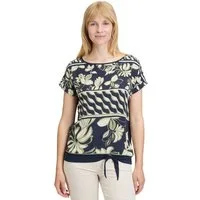 Betty Barclay Kurzarmshirt Damen mit Schleifenknoten (1-tlg)