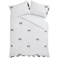 Next Bett-Set Bettgarnitur mit Schleifen-Stickerei, Bezug: Baumwolle, Polyester (recycelt)