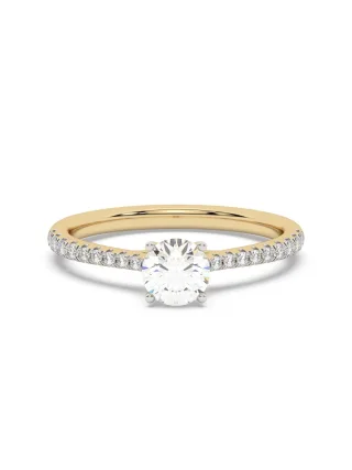 Diam Addict Ring 585 Gelbgold mit im Labor gezüchteten Diamanten