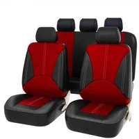 GarveeMore Autositzbezug Autositzbezüge Kunstleder Universal 5-Sitzer für alle Jahreszeiten