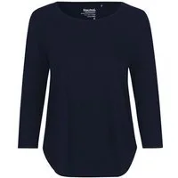 Neutral Langarmshirt Damen Three Quarter Sleeve T-Shirt - 3/4-Ärmel