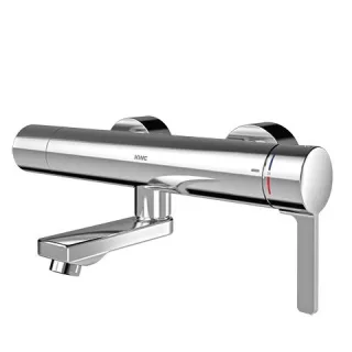 KWC Aquarotter Thermostat-Wandbatterie, F5, EHM, Schwenkauslauf, 195 mm, C-Modul, 3600003807 3600003807