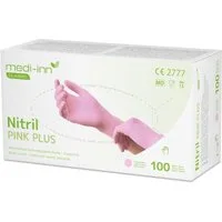 Medi-Inn Nitril-Handschuhe Nitril Pink Plus Einmalhandschuhe puderfrei AQL: 1.5