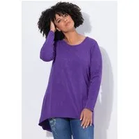 Angel of Style T-Shirt Longshirt A-Linie cold dyed Jersey - vorgewaschen