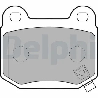Delphi Bremsbel?ge hinten Mitsubishi Nissan Subaru