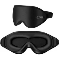 TECH PROTECT Schlafmaske Eyeshade, Schlafmaske, Einzeln, 3D-Schlafmaske mit Memory-Schaum und Lichtschutz