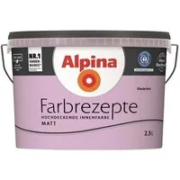Alpina Wand- und Deckenfarbe Farbrezepte 2,5 L. Fliederfest - Dezentes Flieder