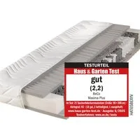 Taschenfederkernmatratze Maxima Plus, Matratze in 90x200 und vielen weiteren Größen erhältlich!, Beco, 22 cm hoch, Matratze, 7 Zonen, 90x200 cm in H3 von Stiftung Warentest "GUT (1,8)"