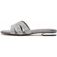 Derimod Pantoletten aus Kunstleder mit Strass-Details Mules Kunstleder, Synthetikfutter, TPU-Sohle, Slip-On-Stil, Verzierte Riemen