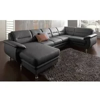 sit&more Wohnlandschaft Mailand U-Form, B: 312 cm, optional Bettfunktion