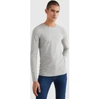 Tommy Hilfiger Langarmshirt STRETCH SLIM FIT LONG SLEEVE aus Baumwollstretch