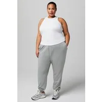 Fabletics Tanktop High Neck Rib mit integriertem BH gerippte Textur, geschwungene Träger