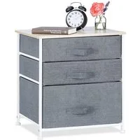 relaxdays Standregal Regalsystem verschiedene Varianten grau, C