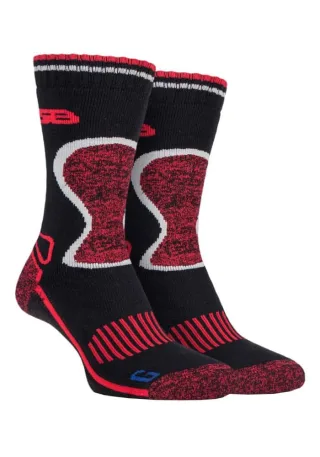 Storm Bloc - 2 Paar Herren Heavy Duty Winter warm gepolstert Thermal Wool Blend Socken für Wandern