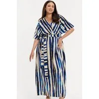 YOEK A-Linien-Kleid Damen Kleid mit Druck Bio-Baumwolle