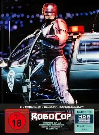 RoboCop - 4-Disc Limited Collector's Edition im Mediabook (Director's Cut) (2 x UHD-Blu-ray + Blu-ray + Bonus-Blu-ray)