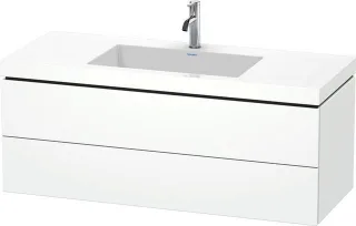Duravit L-Cube c-bonded Set wandhängend Weiß 1200x480x500 mm - LC6929O8484 LC6929O8484