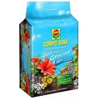 Compo Bodenverbesserer COMPO SANA Blumenerde mi Dünger für alle Zimmer-, Balkon- und Gartenpf