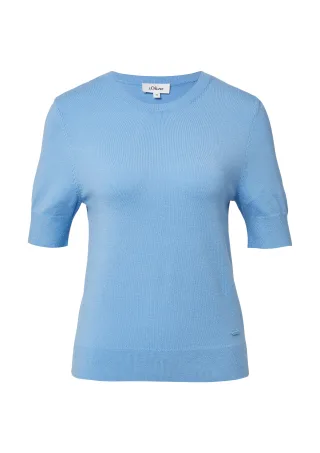 s.Oliver - Strickpullover blau - Gr. - 46