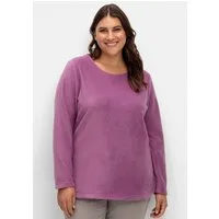 Sieh an! Fleeceshirt Fleece-Shirt Langarm Länge ca. 70 cm