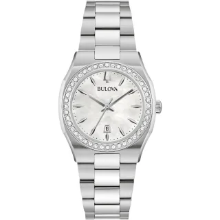 Bulova Surveyor Silber Damen Armbanduhr 96R245