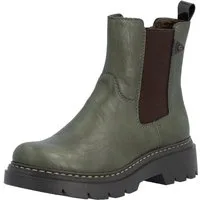Rieker Chelseaboots Schlupfboots, Stiefelette, Ankleboots mit seitlichem Stretcheinsatz
