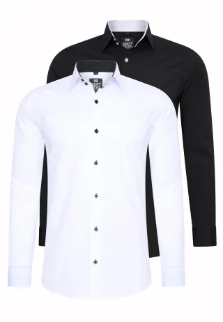 2er Set Business Hemd