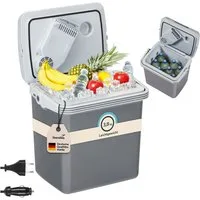 Skandika Elektrische Kühlbox Autokühlschrank, Leira, Kühl und Warmhaltefunktion, Gewicht 3,8 kg, elektrische Kühlbox für Auto und Steckdose, 12V, 220-240V