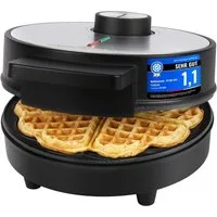 ProfiCook Waffeleisen PC-WA 1314, Waffeleisen Herzform, Antihaftbeschichtung, 1200W
