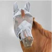 Waldhausen Fliegenmasken Waldhausen Fliegenmaske Premium mit Ohren und Nasenfransen