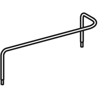 Geberit Reling f. rechte Tür, für WTU Renova Comfort, Breite 53 cm, 596927000 596927000