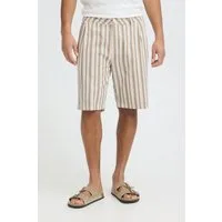Blend Leinenhose BHMaddox Linen Mix Striped Sommerliche Shorts aus Baumwoll-Leinen-Mix