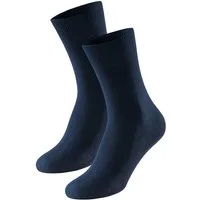 Schiesser Socken 95/5 (2er Pack) verstärkter Zehen- und Fersenbereich, Cotton-Mix, formstabil