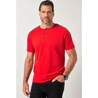 JP1880 T-Shirt Henley Basic Knopfleiste Halbarm