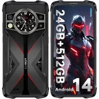Cubot KingKong 9 24+512G Android 14 Outdoor Smartphone (16,71 cm/6.58 Zoll, 512 GB Speicherplatz, 100 MP Kamera, IP68 Wasserdicht Baustellenhandy, 10600mAh, Dual SIM 4G, NFC, OTG, GPS)