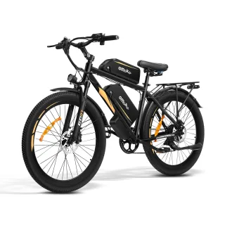 [EU Direct] Emoko EC27 Electric Bike 48V 20Ah+25AH Dual Batteries 500W Motor Top Speed 25KM/H 27.5inch Tires 140-200KM M