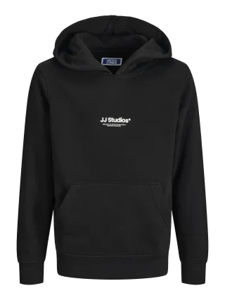 JACK&JONES - JJESOHO SWEAT HOOD NOOS JNR Black - Gr. - 140