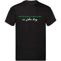 G-graphics T-Shirt Mönchengladbacher ein Leben lang (1-tlg) Herren T-Shirt mit einem Motiv für den echten Fan