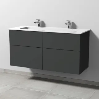 Sanipa 3way Keramik-Set Keramik-Waschtisch und Unterbau (SP483) SP4831B