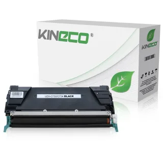 Toner kompatibel zu Lexmark C732 C734 C734A2KG XL Schwarz