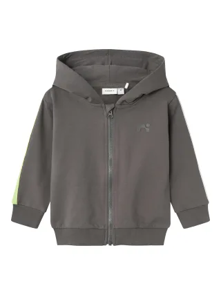 NAME IT - NMMSALOM NREG SWEAT CARD WH BRU castlerock - Gr. - 116