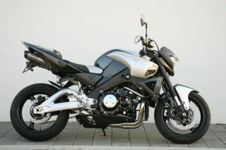Sport Auspuff Bodis Oval Q5 Edelstahl Suzuki GSX 1300 B-King Bj. 2007-2013 +ABE