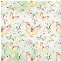 ti-flair Papierserviette, Servietten Papier 33x33cm 3-lagig Schmetterlinge & Blumen 20 Stück