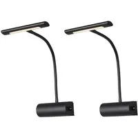 TRIO Leuchten LED Bilderleuchte, Dimmer, LED fest integriert, Warmweiß, Wand-Leuchte innen, Leselampe Bett, Nachttischlampe, Schwarz H: 35cm