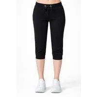 Smith & Solo 3/4-Hose Damen - Jogginghose, kurze Hose, Caprihose Elastikbund mit Kordelzug