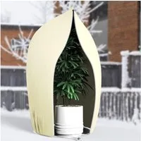 LuxusKollektion Winterschutzhaube Winterschutz Pflanzenabdeckung 80x120cm Frostschutz Reißverschluss
